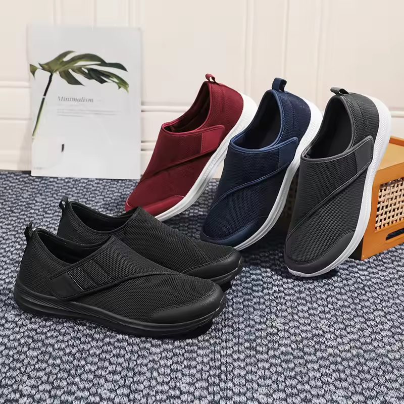 Orthopedic Wide Velcro Walking Shoes